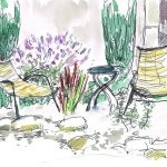 Croquis jardin