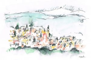 Roussillon-aquarelle